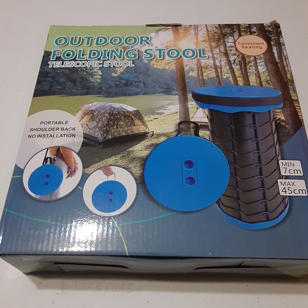 Outdoor Folding Telescopic Stool